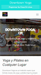 Mobile Screenshot of downtownyogacostarica.com